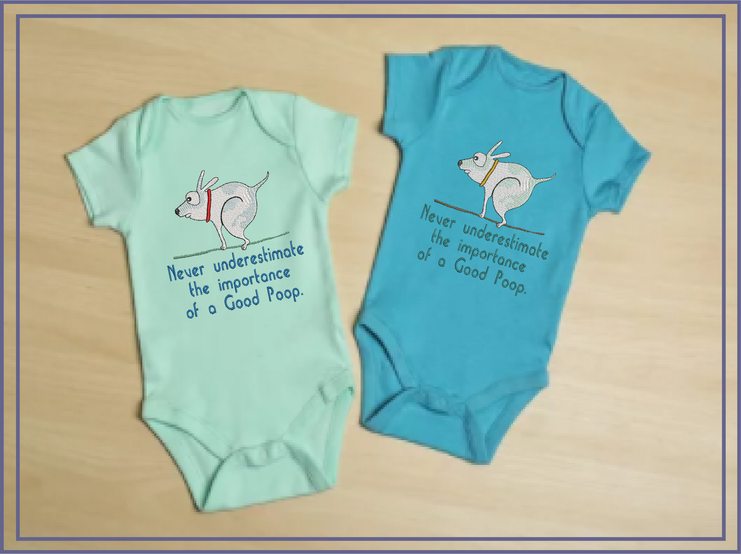 Importance of a Good Poop Machine Embroidery Design | Funny Pet Sayings | Humorous Quotes Embroidery | 6 Sizes (0745)