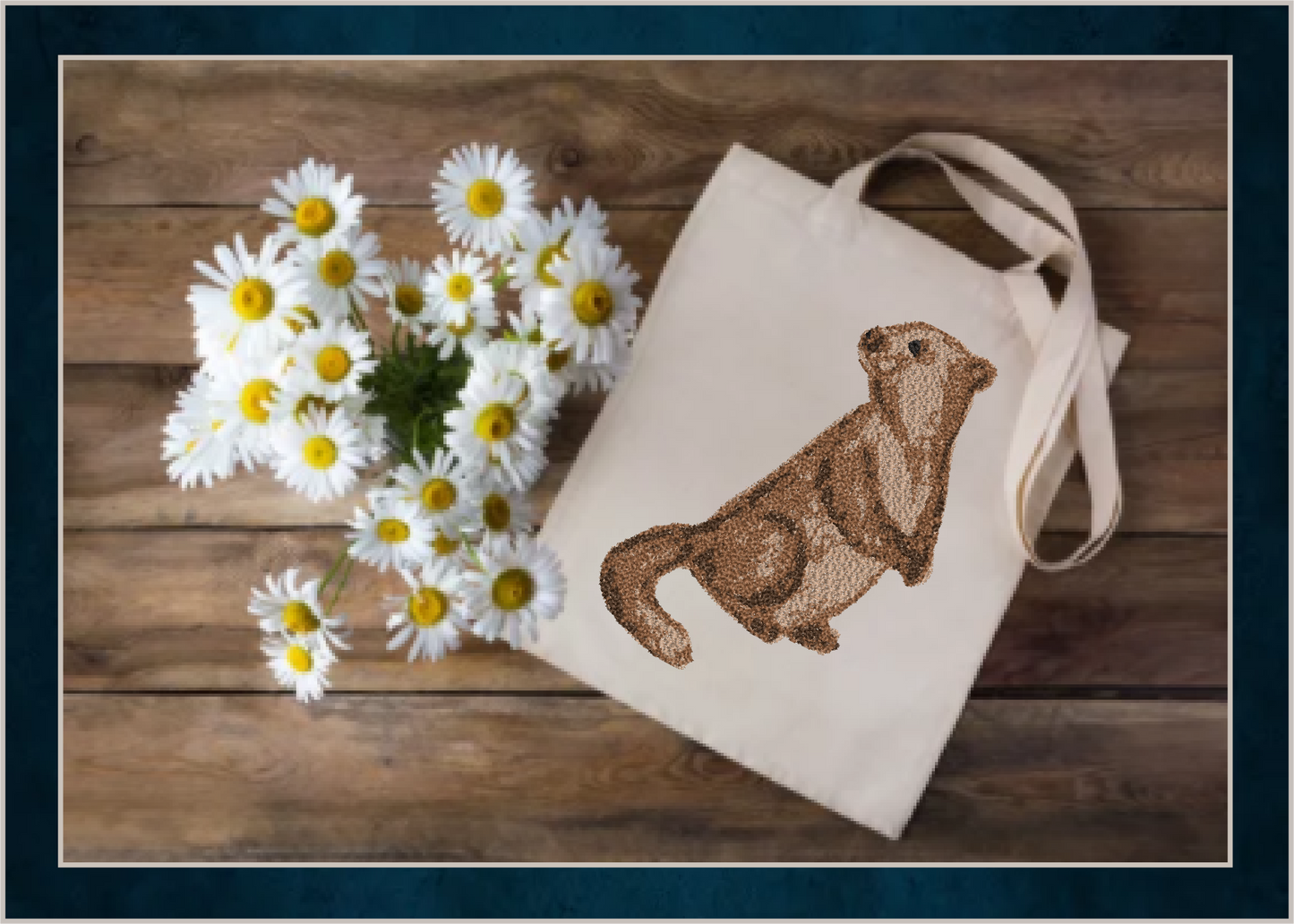 Groundhog Machine Embroidery Design, Badger Art Designs, Woodland Wildlife Animal, 4 Sizes (0421)