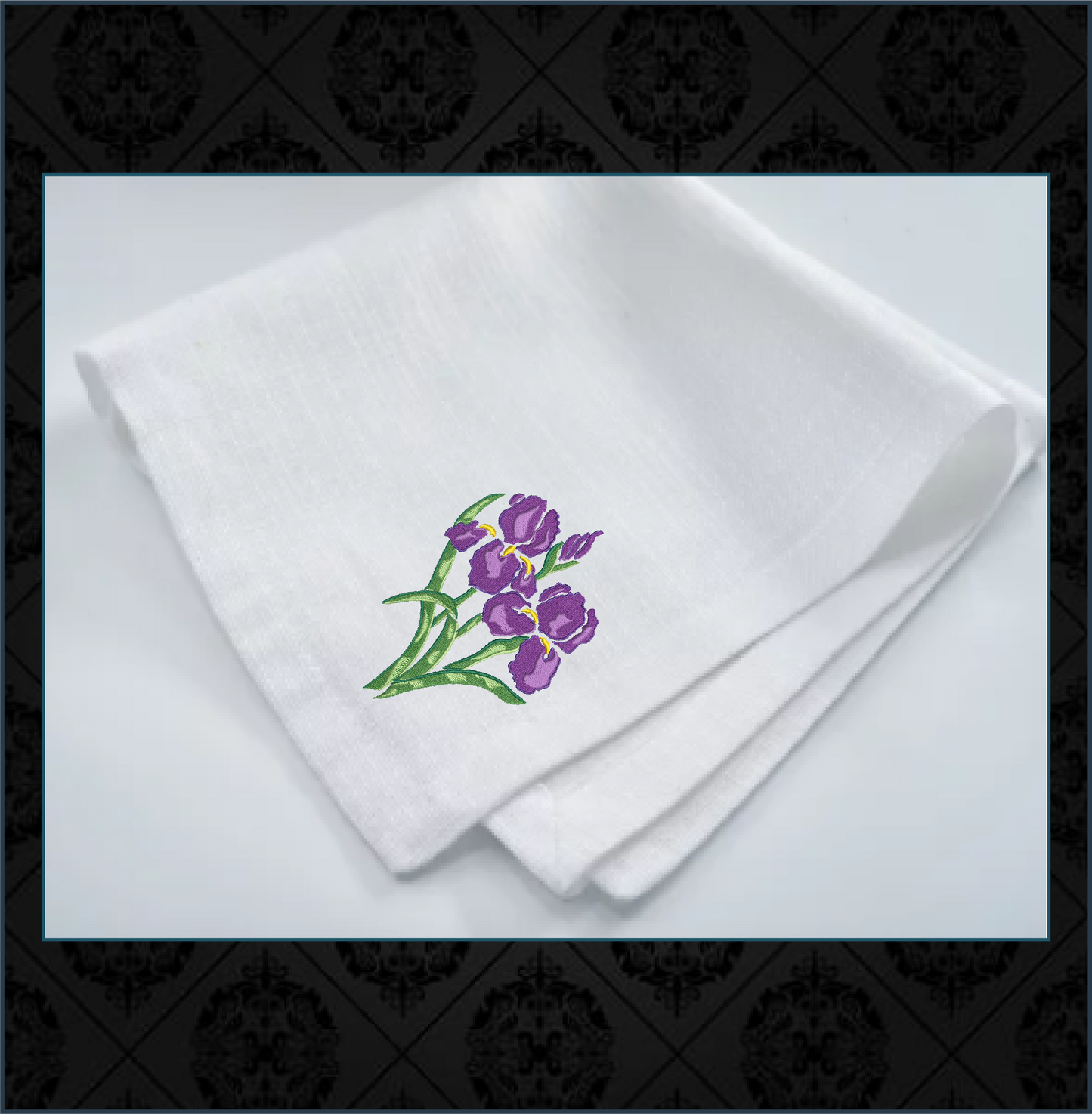 Iris Machine Embroidery Design, Iris Flower Design, Lilac and Purple Iris, Garden Flowers Embroidery, 6 Sizes. (0317)