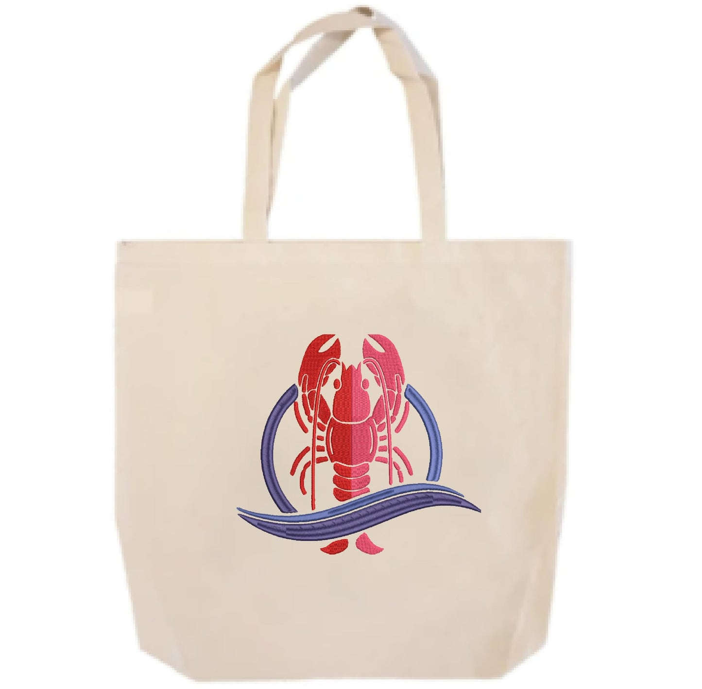 Lobster Machine Embroidery Design – Red Lobster Design – Bib or Kitchen Embroidery – 10 Sizes (0206)