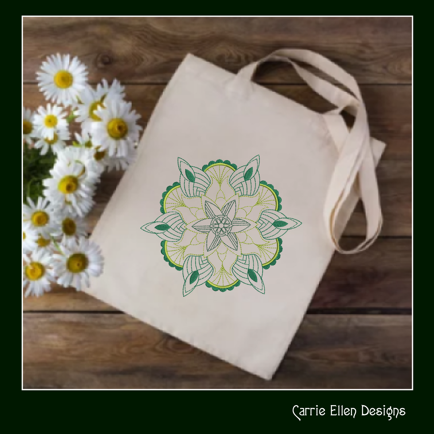 Mandala Embroidery Design | Lace Mandala Machine Embroidery Design | Design Element (0685)