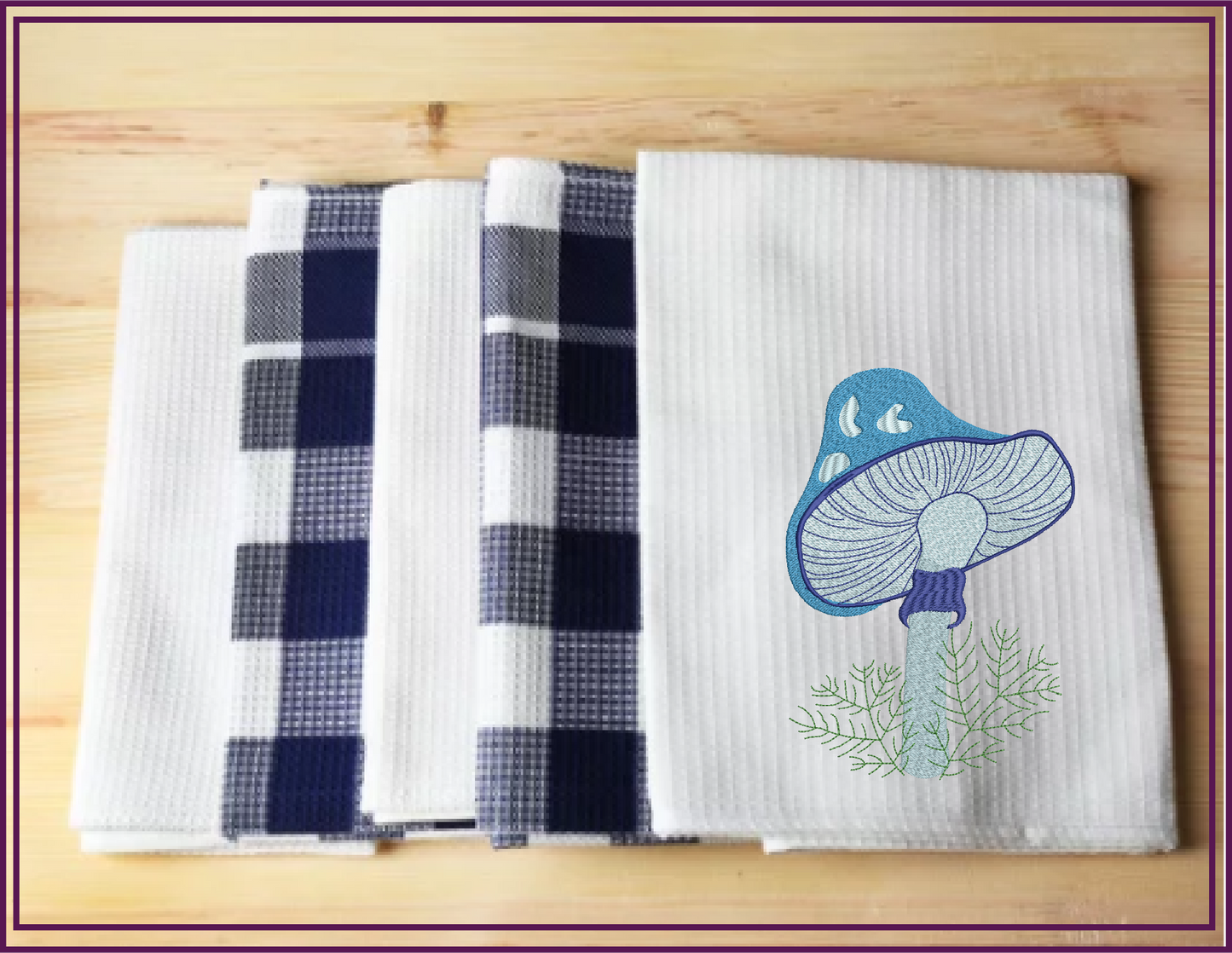 Mushroom Embroidery Design. Mushroom Machine Embroidery Pattern, Wild Mushroom Embroidery, 10 Sizes (0247)