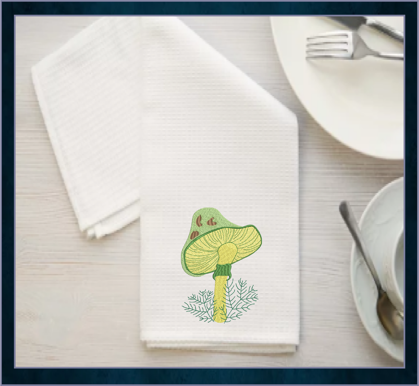 Mushroom Embroidery Design. Mushroom Machine Embroidery Pattern, Wild Mushroom Embroidery, 10 Sizes (0247)