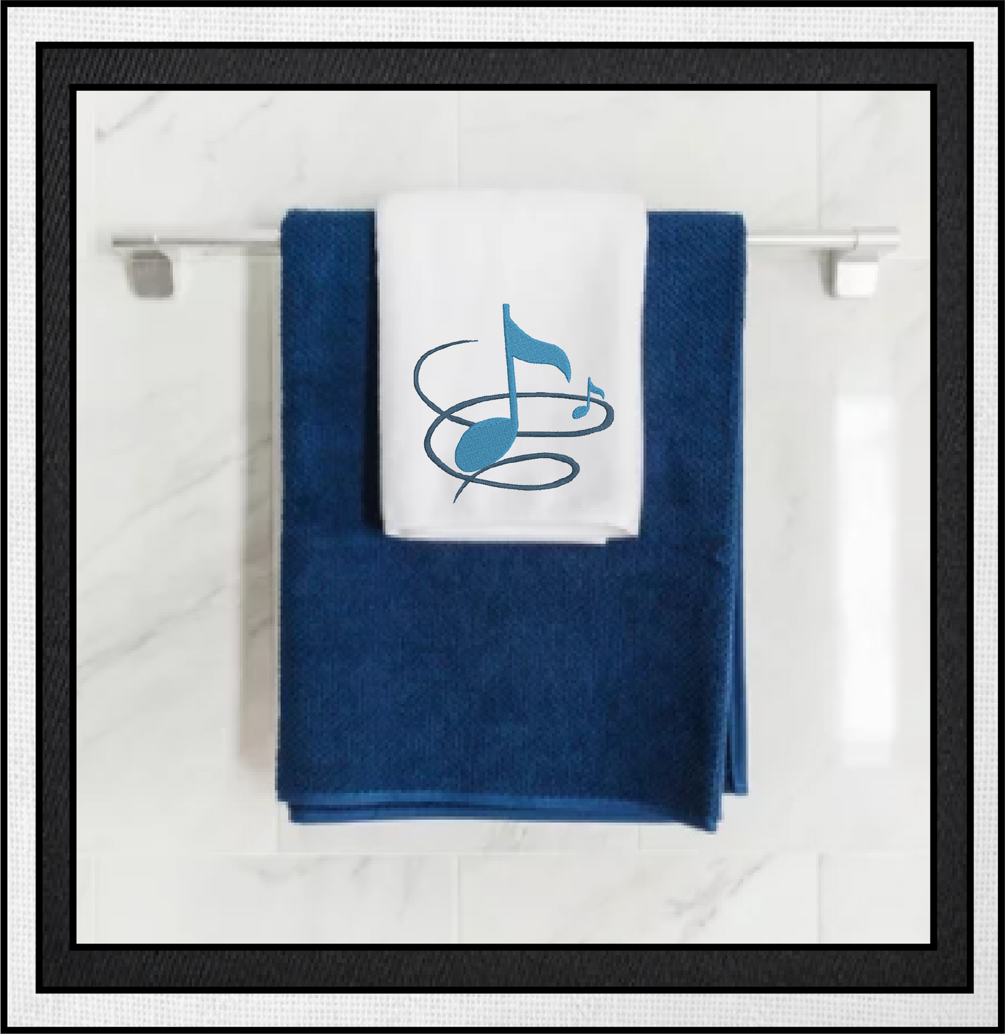 Musical Chord Machine Embroidery Design – Music Note, Treble Clef & Song Embroidery – 8 Sizes (0398)