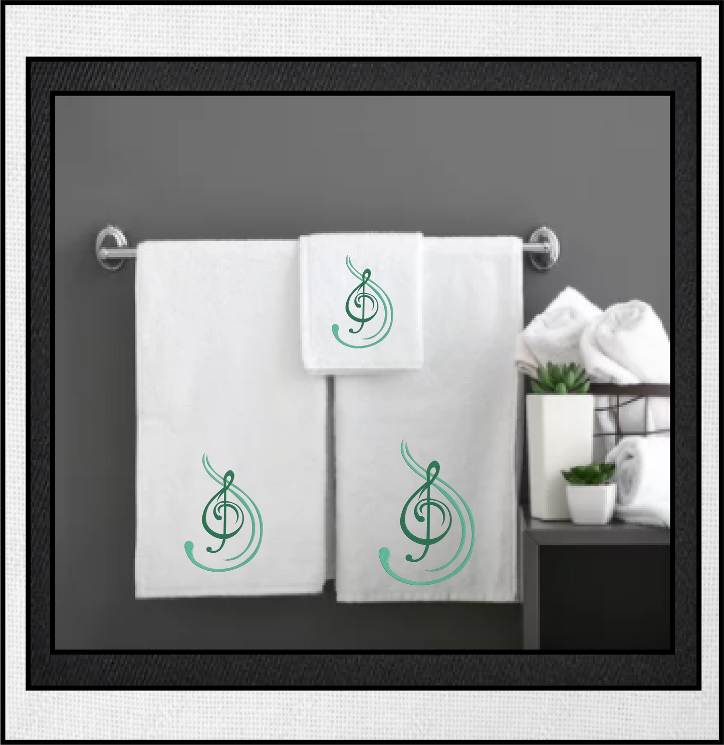 Music Note Embroidery – Musical Chord, Treble Clef, Song Embroidery Design – 6 Sizes (0400)