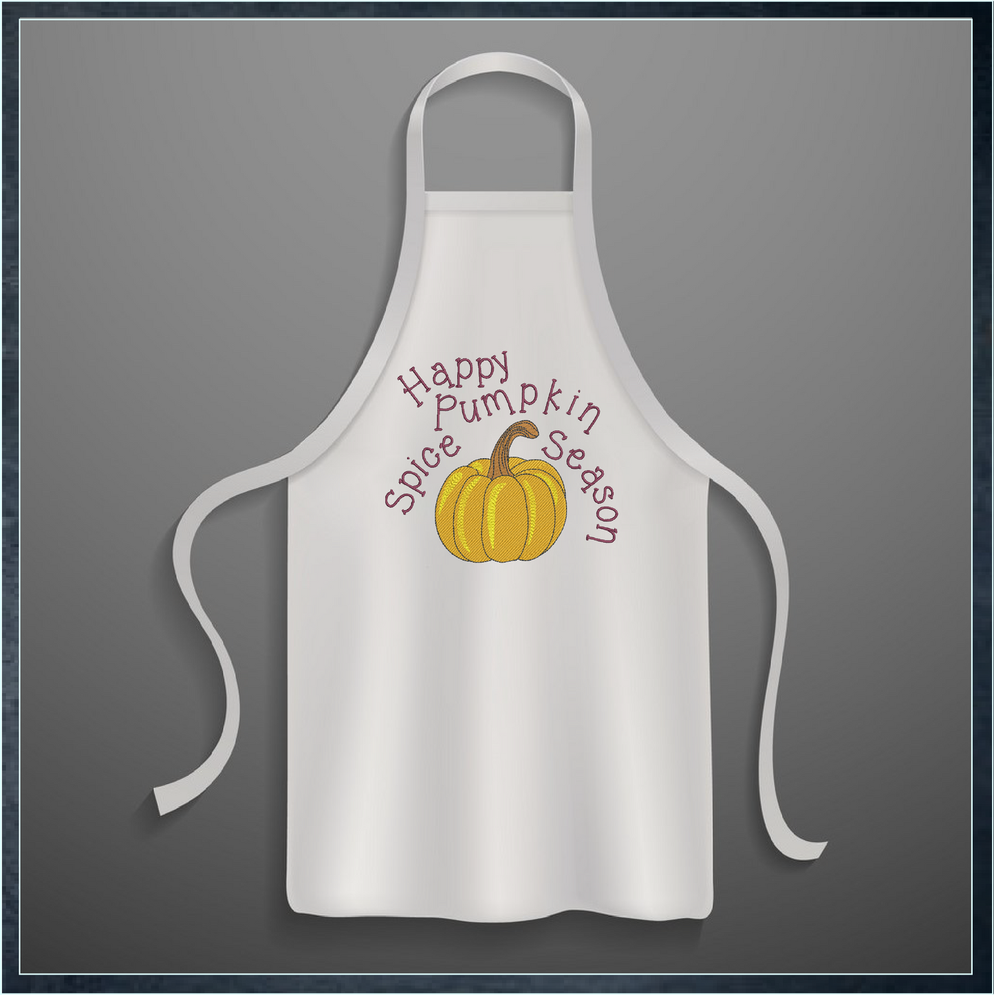 Happy Pumpkin Spice Season Machine Embroidery Design | Fall Latte Coffee Design | Seasonal Favorite Embroidery Drawing | 8 Sizes (0995)