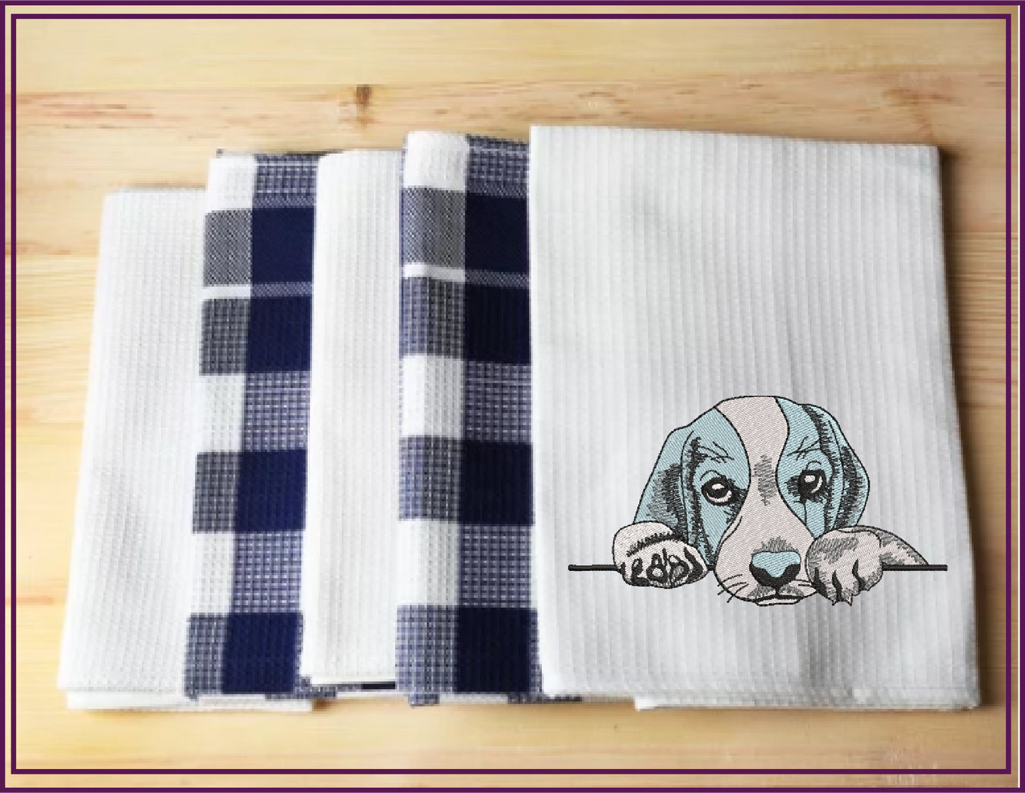 Puppy Machine Embroidery Design | Adorable Pet Dog Embroidery Pattern | Beagle Puppy Stitch File | 6 Sizes (0518)