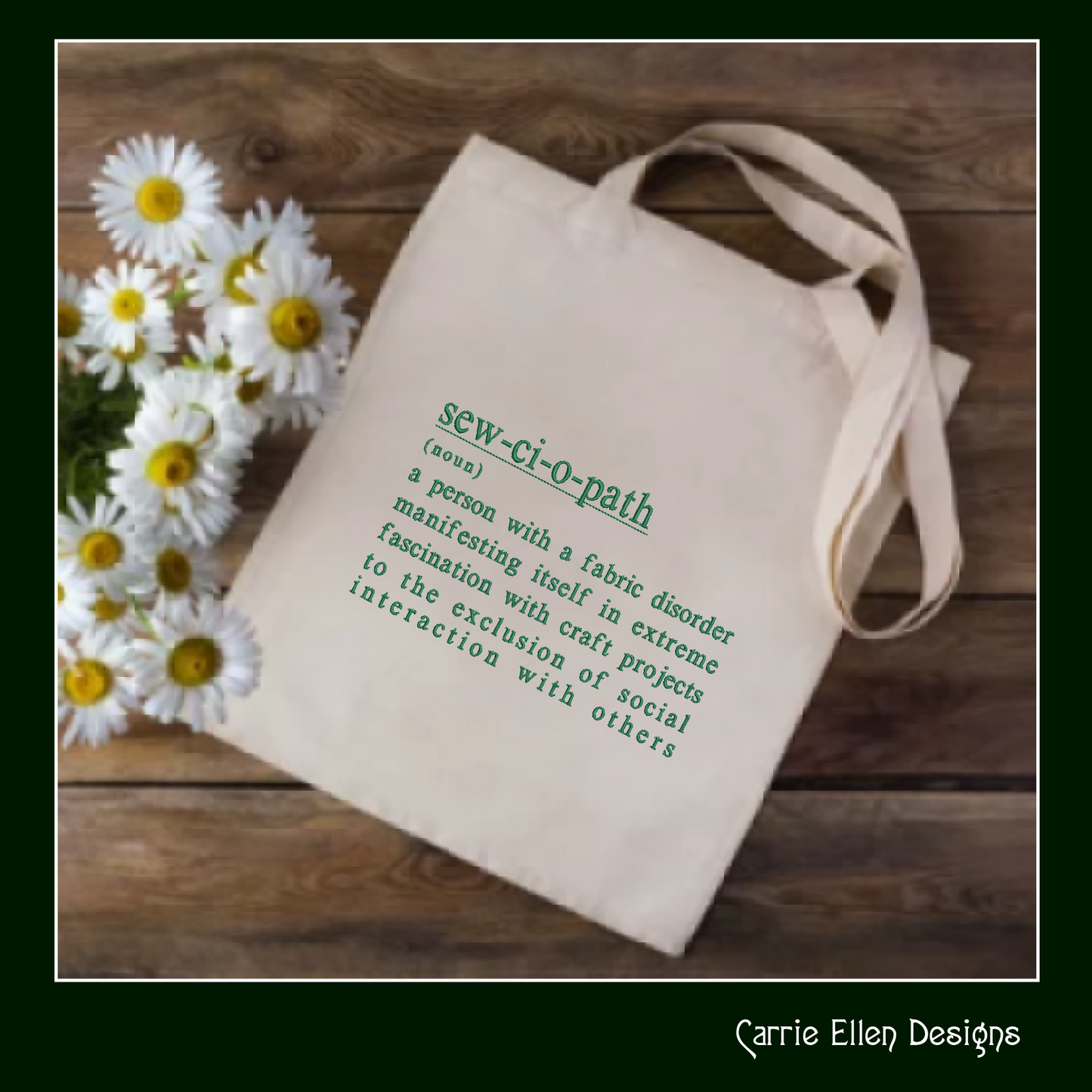 Sewciopath Embroidery Design – Sew-ci-o-path Definition Machine Embroidery – Funny Crafting Saying for Crafters (1147)