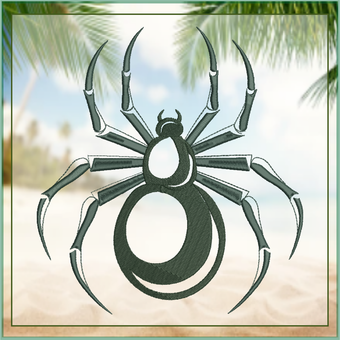 Spider Machine Embroidery Design | Halloween Bug Embroidery | Instant Download | 10 Sizes (0722)