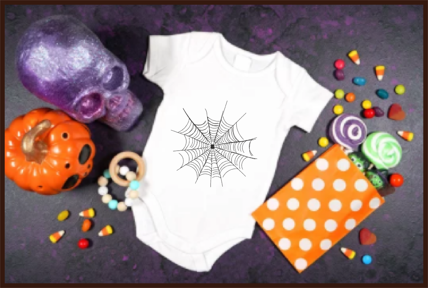 Spider Web Machine Embroidery Design – Line Art Halloween Web Embroidery, 8 Sizes (2402)