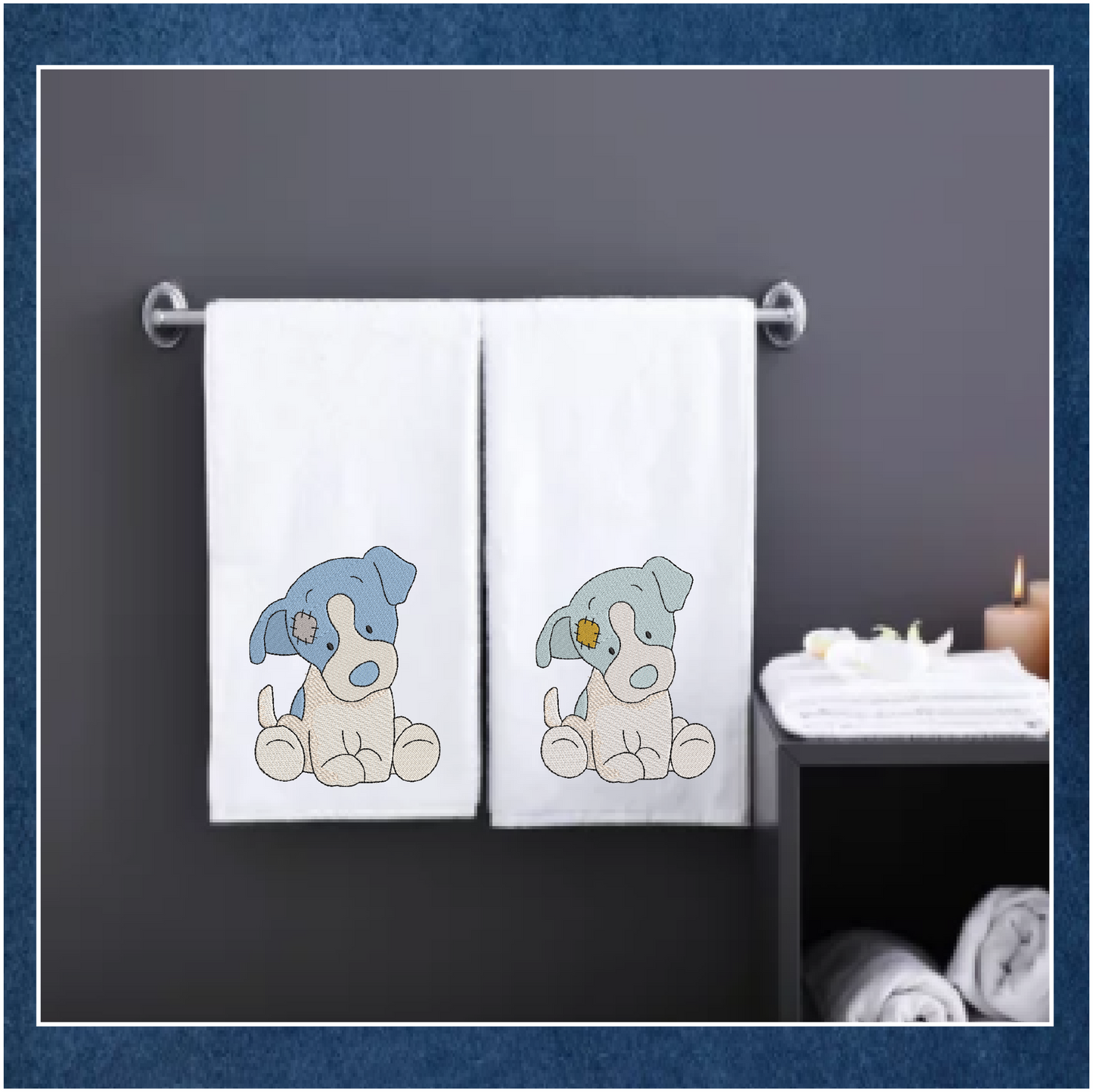 Stuffed Toy Dog Machine Embroidery Design for Babies and Kids | Vintage Plush Puppy Pattern | Blue Nose Tatty Teddy Inspired Design | 6 Sizes (0768) (Copy)