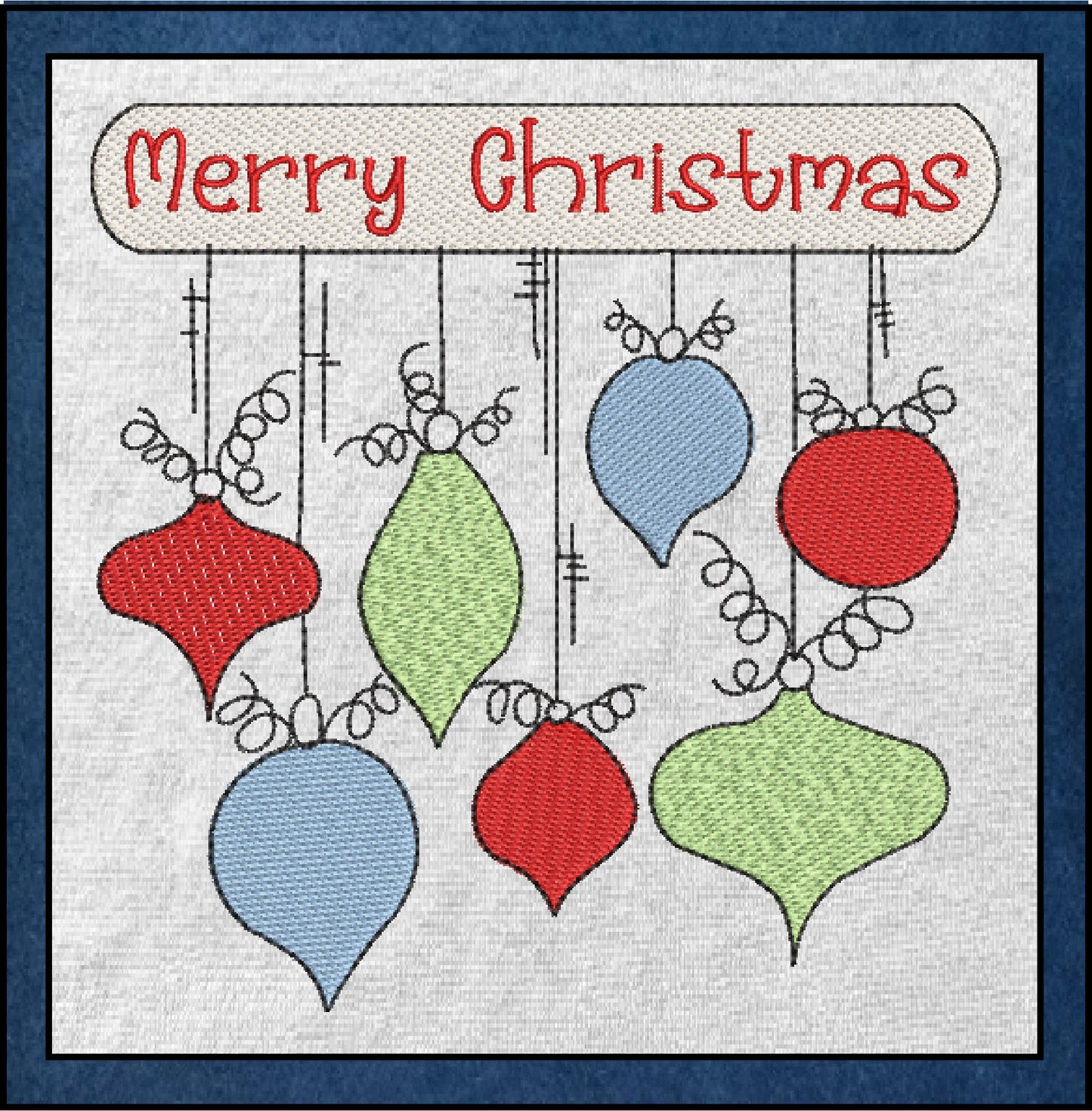 Christmas Machine Embroidery Design, Christmas Ornament Design, Christmas Decoration, Merry Christmas Embroidery Design, 6 Sizes (0243)