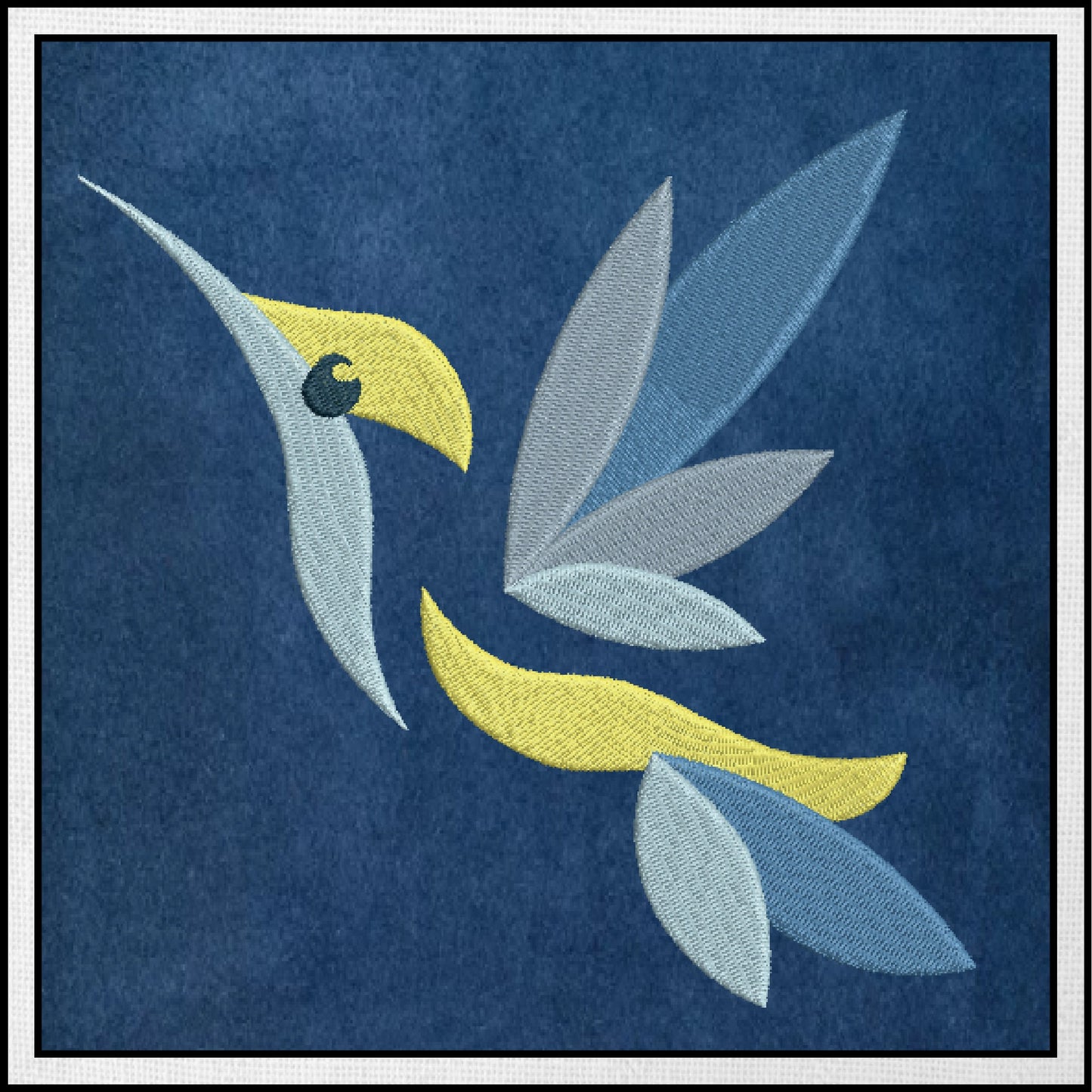 Hummingbird Machine Embroidery Design Bundle, Bird Embroidery Design, Colorful Birds Embroidery Pattern, 3 Designs, 6 Sizes Each (0407)