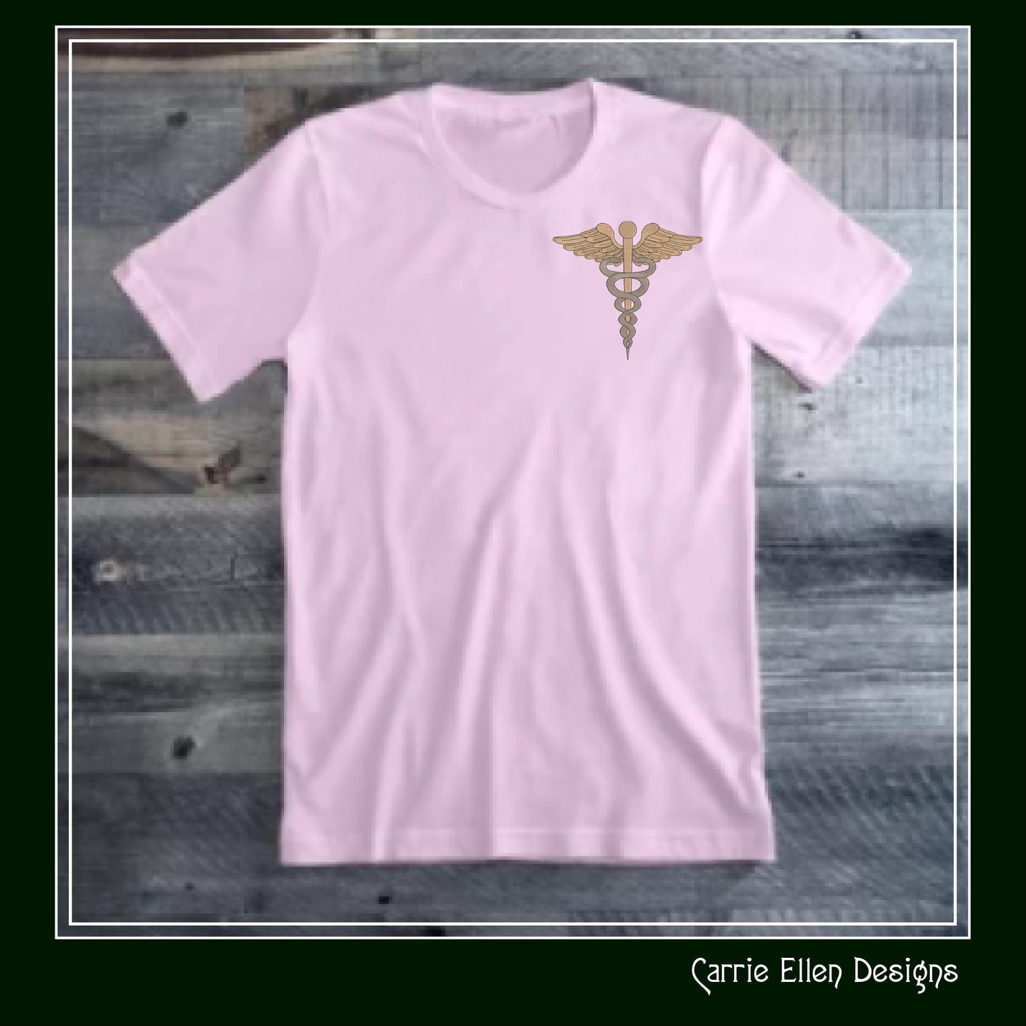 Caduceus Medical Symbol Machine Embroidery Design, Doctor Winged Staff Serpents, 6 Sizes (3152)