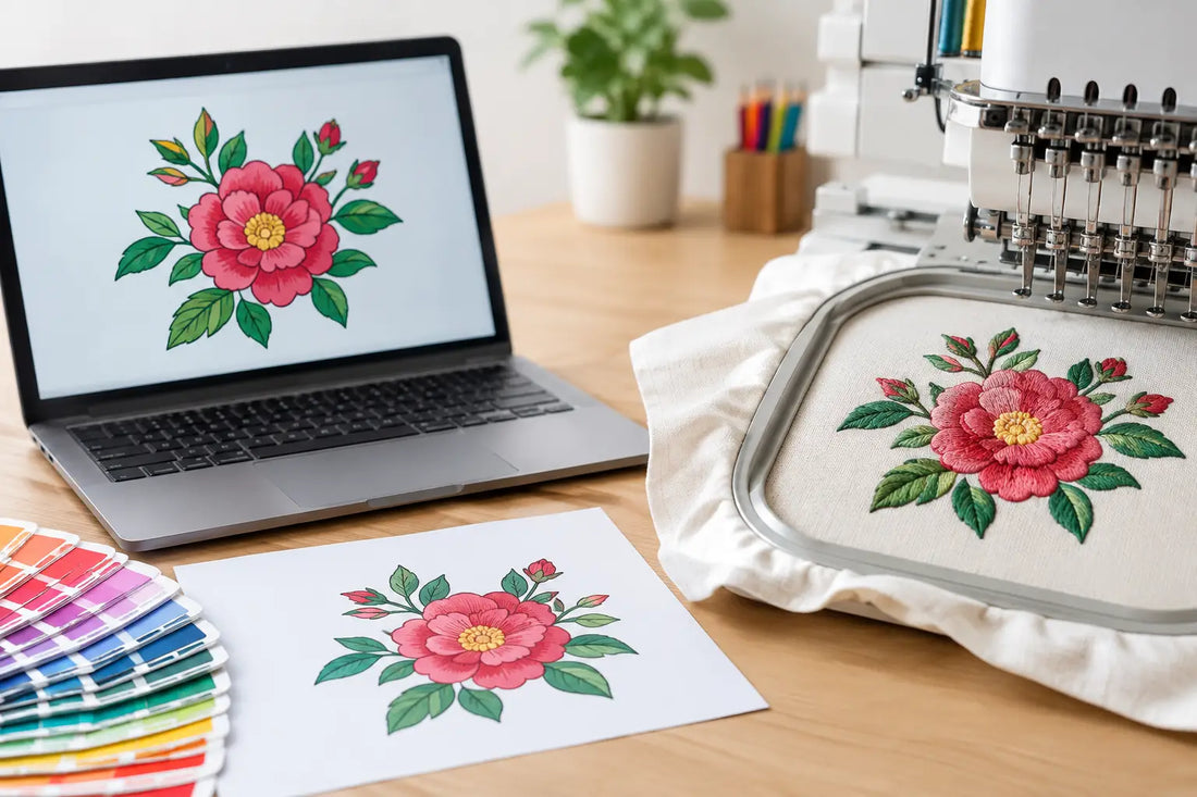 Embroidery Files Versus Vector Artwork Explained