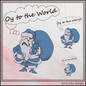 "Oy to the World" Hanukkah Harry Machine Embroidery Design | Funny Jewish Holiday Pattern, 6 Sizes (0155)