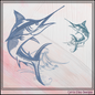 Pacific Blue Marlin Machine Embroidery Design, Ocean Sailfish Sport Fishing Pattern, 6 Sizes (0289)