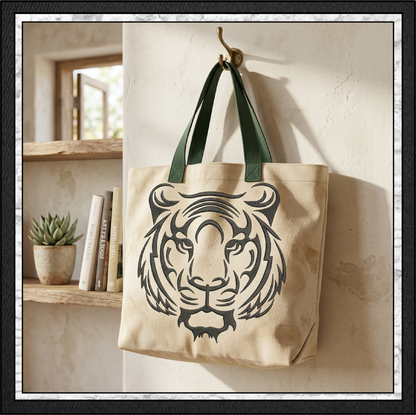 Tiger Machine Embroidery Design, Animal Embroidery, Jungle Wild Cat Embroidery, 6 Sizes (0319)