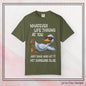 “Whatever Life Throws At You, Just Duck” Comfort Colors Short Sleeve Tee,  Snarky T-shirt Design (P-6017)