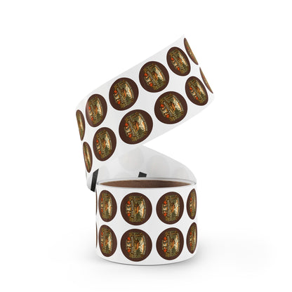Needham Brothers Mountain Maple Cabin Round Sticker Rolls (3883)