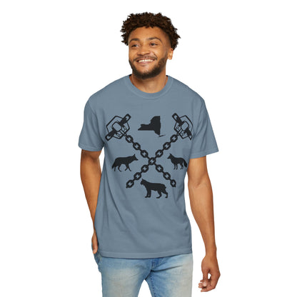 New York Trapper Unisex Comfort Colors T-Shirt – Hunter Lover Gift, Rustic Outdoor Graphic Tee (P6028)