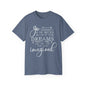 "Go Confidently in the Direction of Your Dreams" Inspirational Unisex Ultra Cotton T-Shirt – Motivational Quote Tee (P-6021)