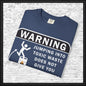 Funny Warning Jumping Into Toxic Waste Comfort Colors T-Shirt - Sarcastic Graphic Tee (4390)