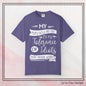 Tolerance of Idiots Snarky Quote Garment-Dyed Short Sleeve T-Shirt, Comfort Colors Adult Humor Printed Tee (P-6018)
