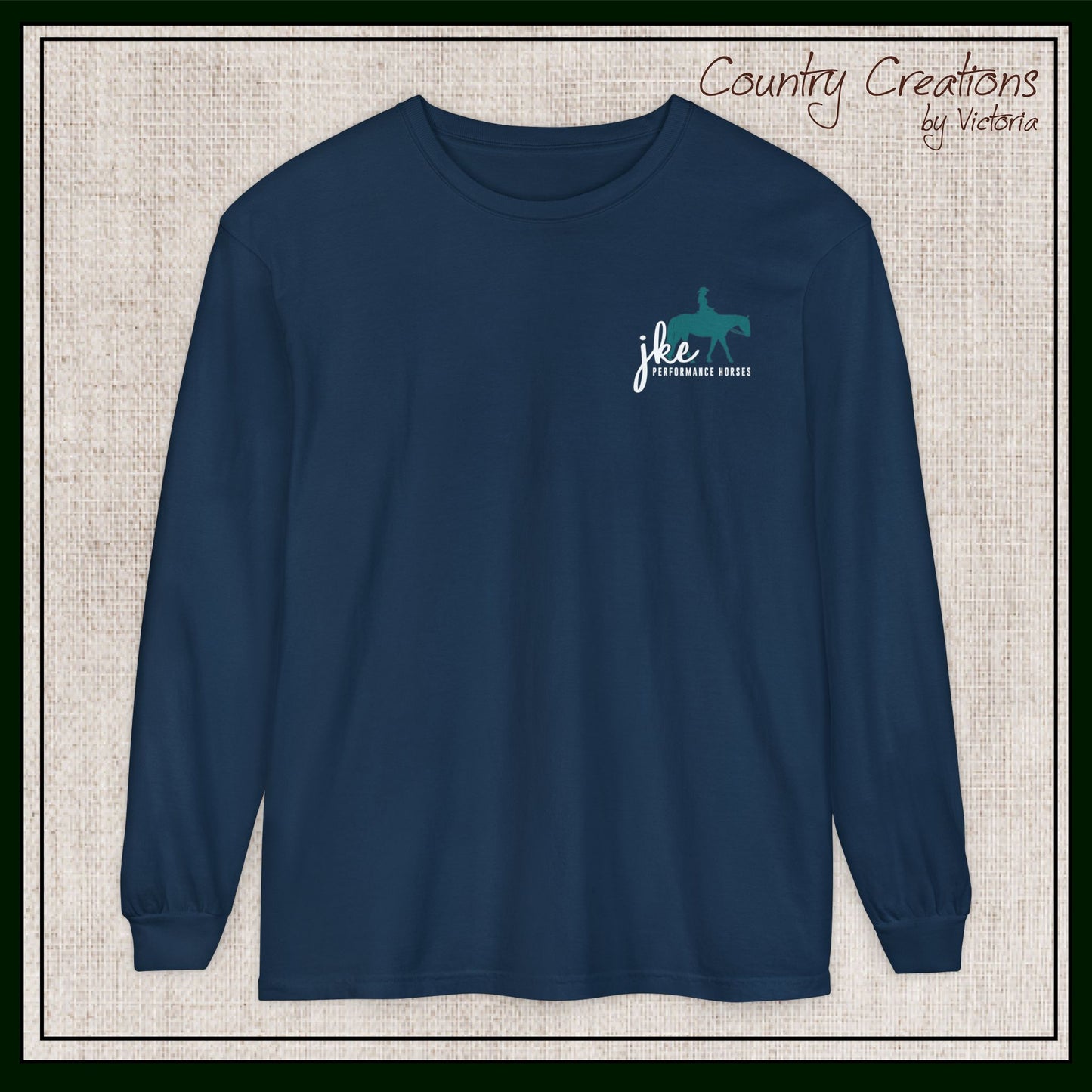 JKE Performance Horses Long Sleeve Comfort Colors® T-Shirt (3968)