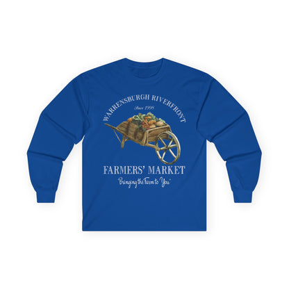 Warrensburgh Riverfront Farmers Market Unisex Long Sleeve Tee (P-6011)