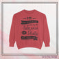 Tolerance of Idiots Snarky Quote Garment-Dyed Sweatshirt, Comfort Colors Adult Humor Printed Sweatshirt (P6005)