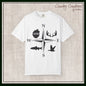 Adirondack Adventurers Compass Comfort Colors Short Sleeve Unisex T-Shirt - ADK Hunters Compass (P6027)