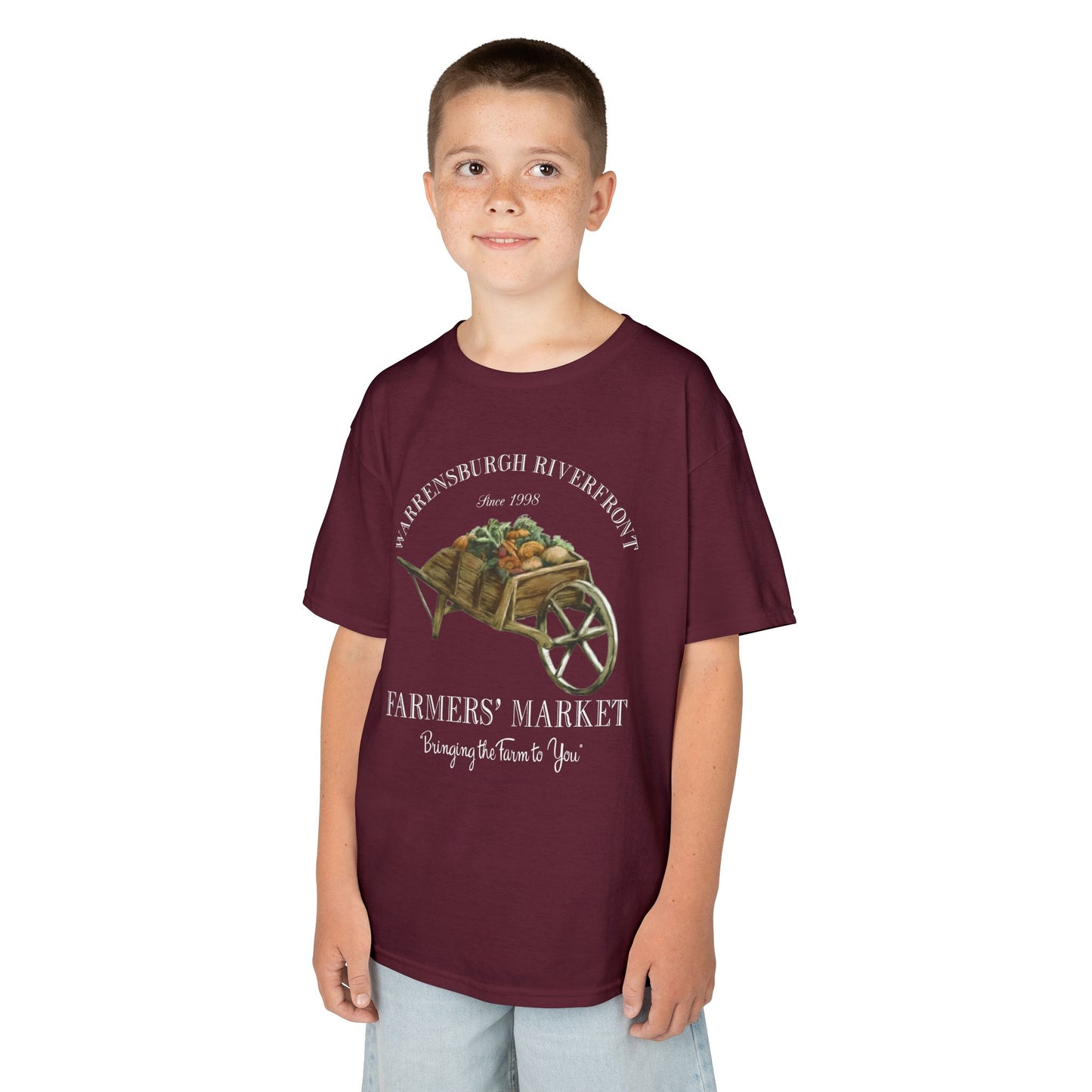 Warrensburgh Riverfront Farmers Market Youth Ultra Cotton Short Sleeve Tee (P-6009)