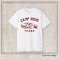 Camp Hood Short Sleeve T-Shirt – Vintage WWII Military Camp Design – Heavyweight 100% Cotton Tee (P-6033)
