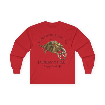 Warrensburgh Riverfront Farmers Market Unisex Long Sleeve Tee (P-6011)