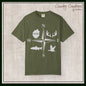 Adirondack Adventurers Compass Comfort Colors Short Sleeve Unisex T-Shirt - ADK Hunters Compass (P6027)