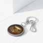 Needham Brothers Mountain Maple Round Keyring  (3891)