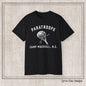 Camp Mackall Paratroops Short Sleeve T-Shirt – Vintage WWII Military Camp Design – Heavyweight 100% Cotton Tee (P-6032)