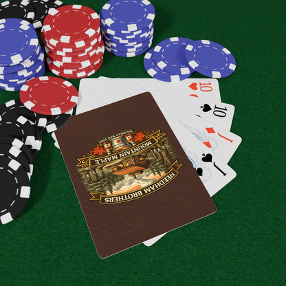 Needham Brothers Mountain Maple Logo Poker Playing Cards (3884)