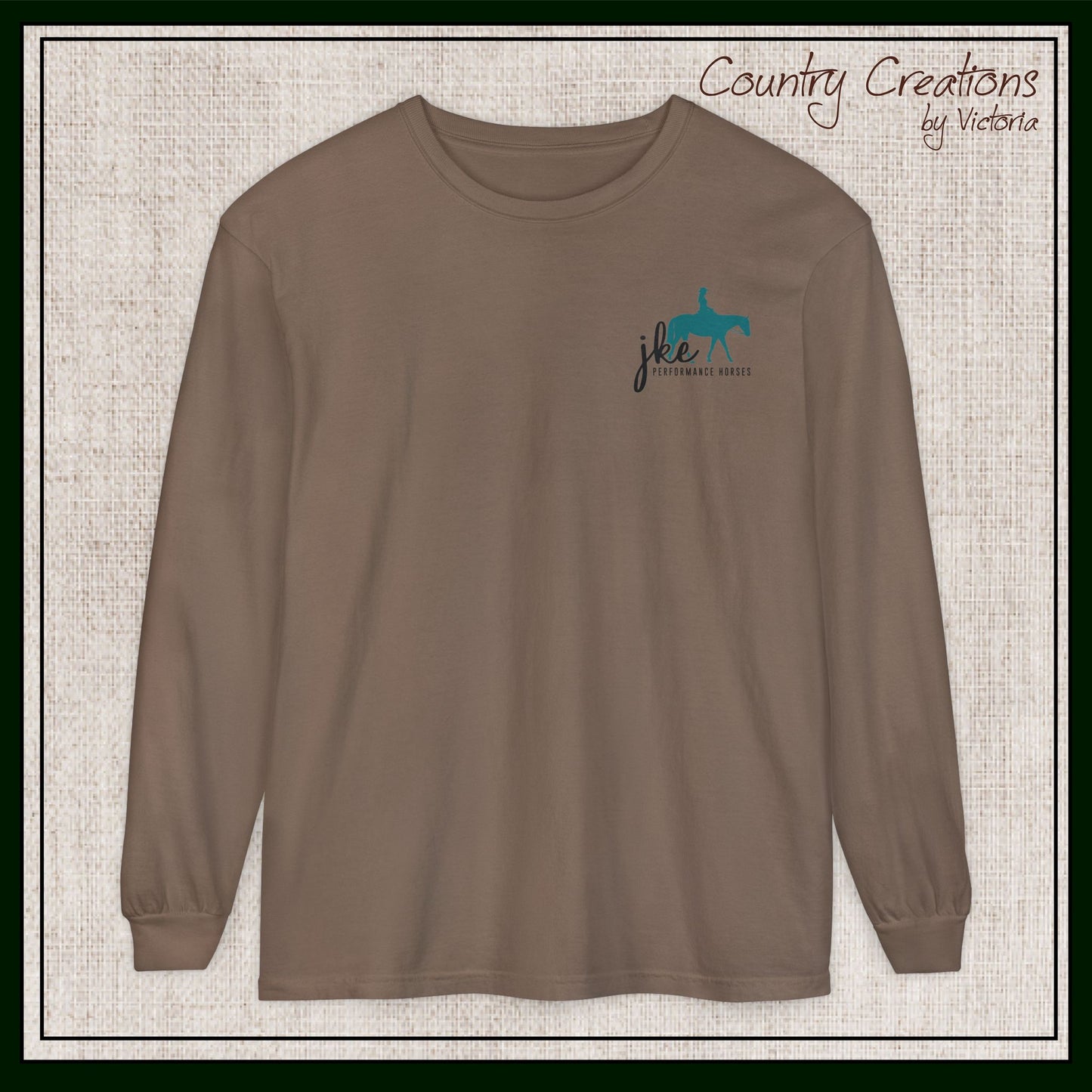 JKE Performance Horses Long Sleeve Comfort Colors® T-Shirt (3968)