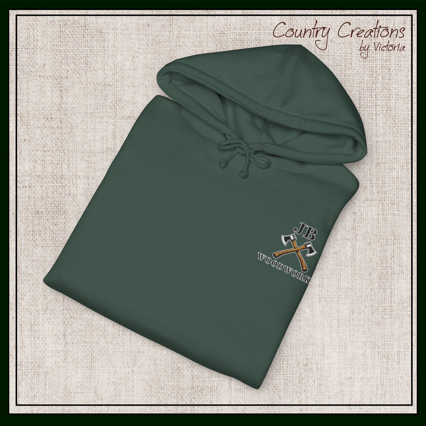 JB Woodworks Independent Trading Co. Heavy-Weight Fleece Lined Hoodie (3978)