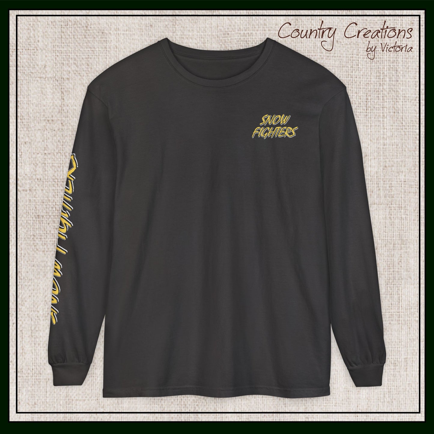 New York Snow Fighters Long Sleeve Comfort Colors® T-Shirt (3965)