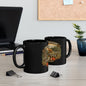 Needham Brothers Mountain Maple Black Mug | 11 oz, 15 oz Ceramic Mug (3894)