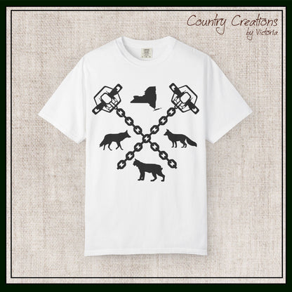 New York Trapper Unisex Comfort Colors T-Shirt – Hunter Lover Gift, Rustic Outdoor Graphic Tee (P6028)