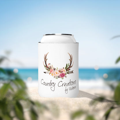 Country Creations 12 oz Can Cooler Sleeve – Collapsible Neoprene Beverage Holder (P6030)