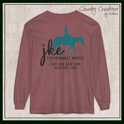 JKE Performance Horses Long Sleeve Comfort Colors® T-Shirt (3968)