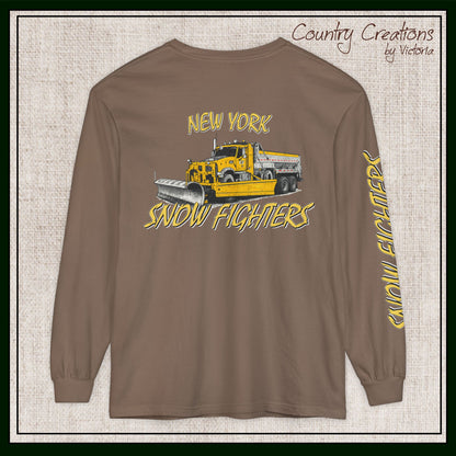 New York Snow Fighters Long Sleeve Comfort Colors® T-Shirt (3965)