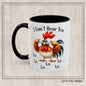 I Can't Hear You Funny Rooster Coffee Accent Ceramic Mug - Funny Farm Animal Saying, Perfect for Coffee and Tea Lovers, 11oz & 15oz Sizes (P-6049)