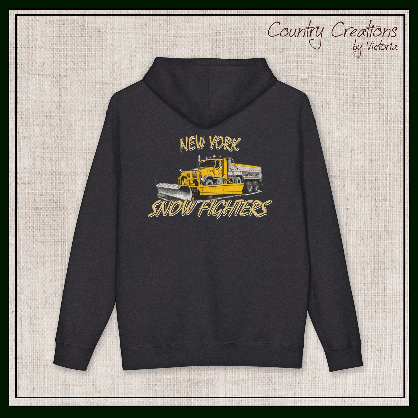 New York Snow Fighters Independent Trading Company Heavy-Weight Hoodie (3964)