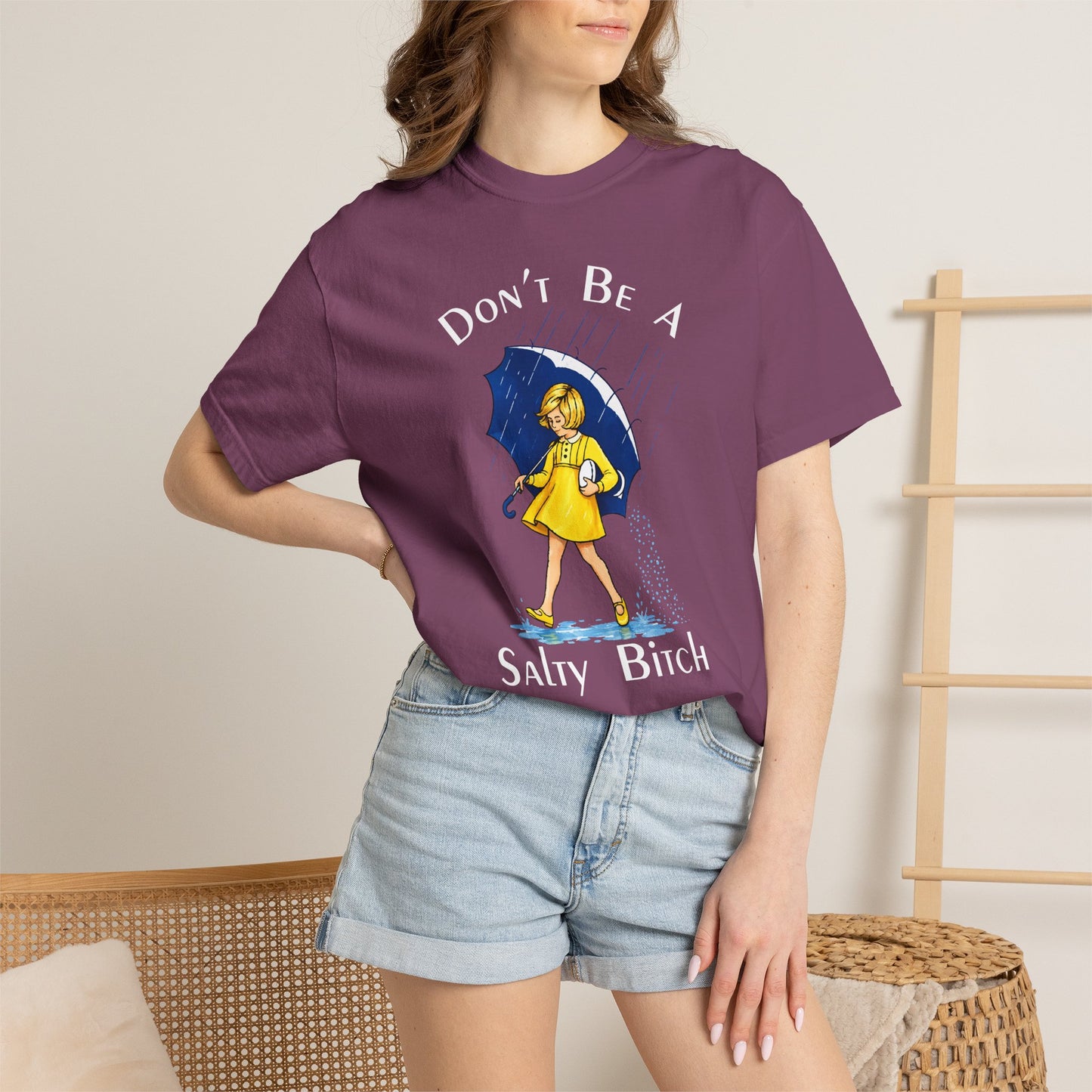 Don't Be a Salty Bitch Comfort Colors® T-Shirt Sarcastic Unisex Adult Tee (4256)